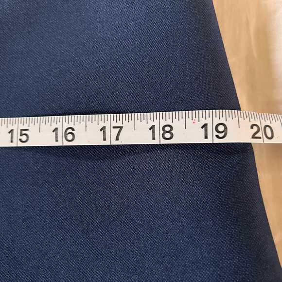 John Paul Ataker Elegant Navy Blue Sleeveless A-Line Cocktail Dress - Picture 11 of 16